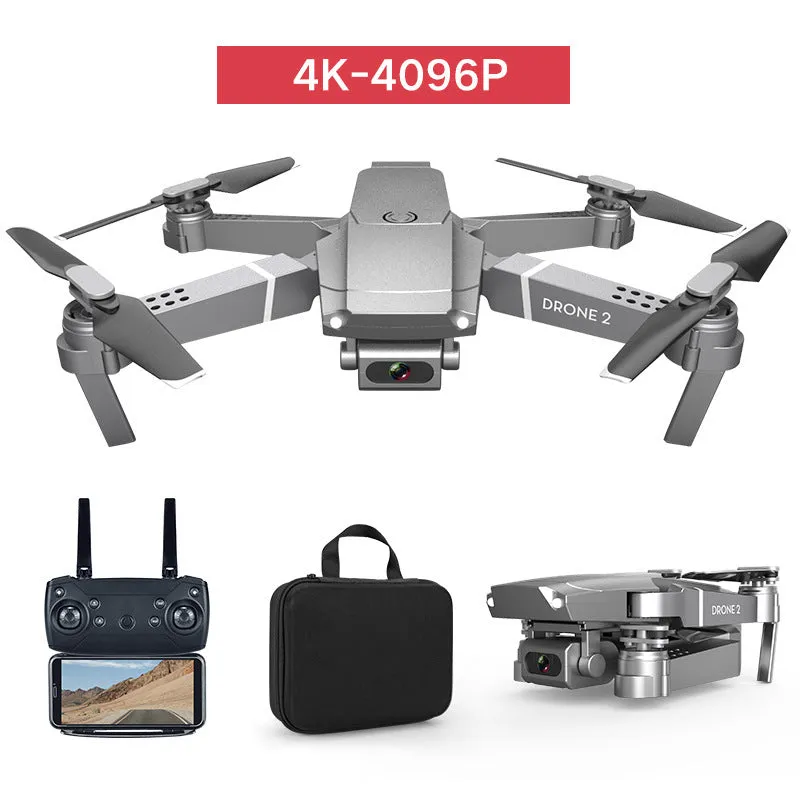 E68 folding quadcopter drone in red with built-in camera