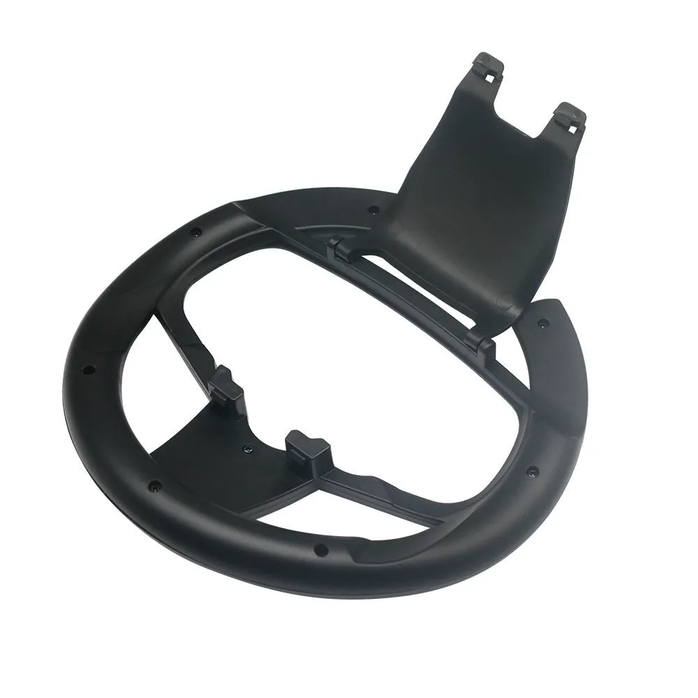 PS5 steering wheel attachment in black ABS plastic for Sony controller, single player racing accessory