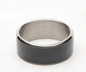 JAKCOM R3F smart ring in black colour on a white surface
