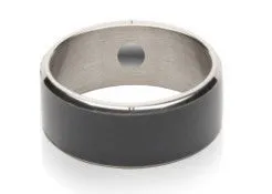 JAKCOM R3F smart ring in black colour on a white surface