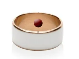 JAKCOM R3F smart ring in black colour on a white surface