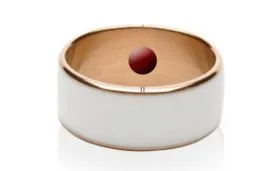 JAKCOM R3F smart ring in black colour on a white surface