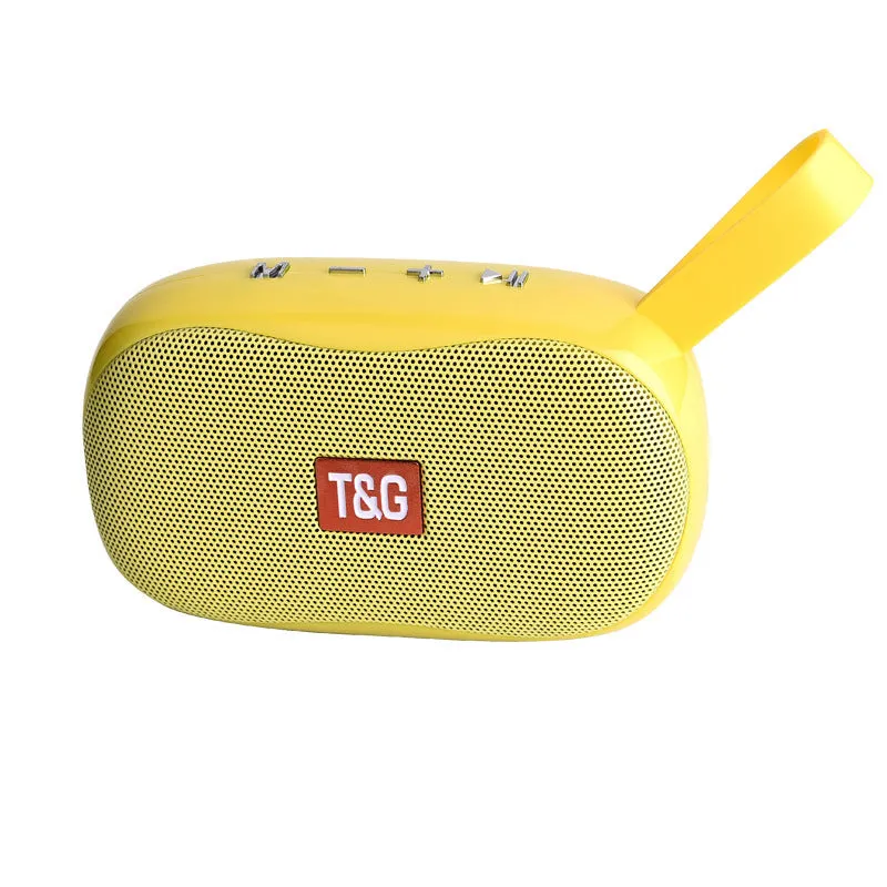 TG173 Bluetooth speaker in compact design with 8 colour options including black, blue, red, and silver grey
