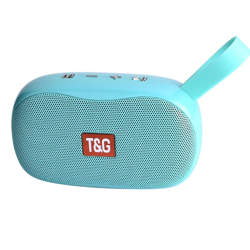 TG173 Bluetooth speaker in compact design with 8 colour options including black, blue, red, and silver grey