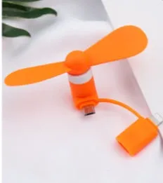 Mobile mini fan for phone cooling, 15g, micro USB, available in 6 colours