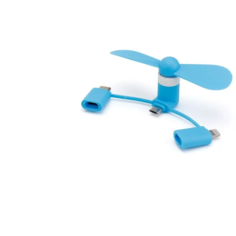 Mobile mini fan for phone cooling, 15g, micro USB, available in 6 colours