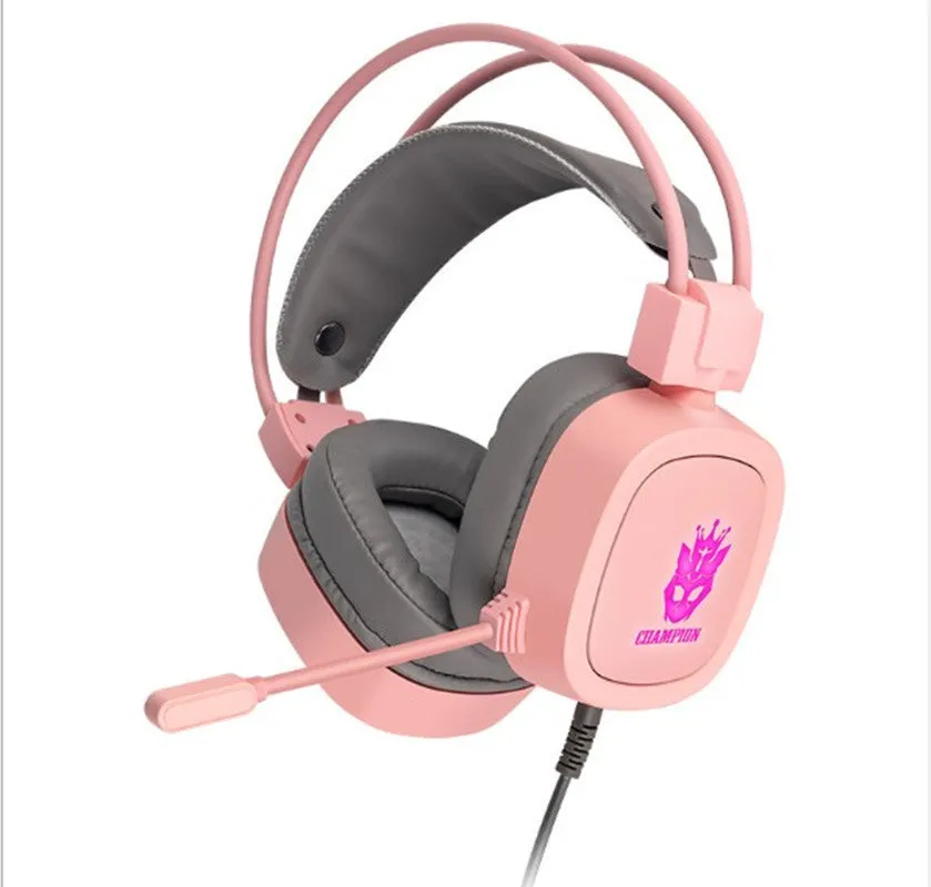 Wired gaming headset with microphone, 3.5mm black, over-ear sponge ear muffs