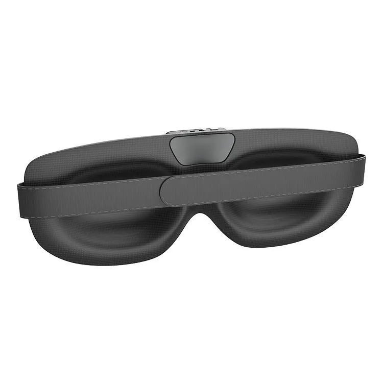 Flying Snoring Companion USB snoring device and eye mask in black, compact 235mm size