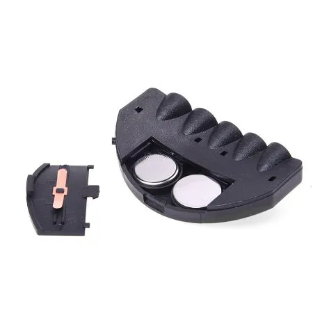 Black fishing headlight clip cap lamp with 5 high brightness LEDs on a cap visor