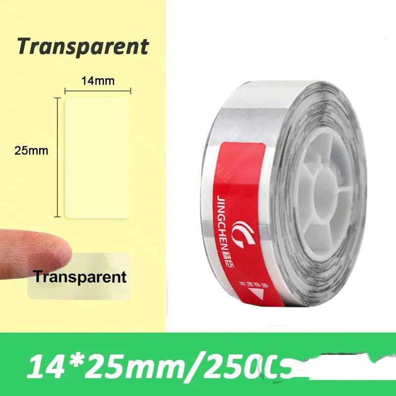 Niimbot D11 mini label printer paper thermal sticker rolls in white and assorted colours 12x40mm for price labelling