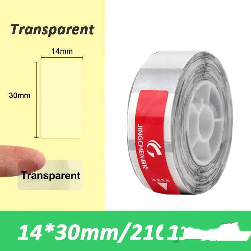 Niimbot D11 mini label printer paper thermal sticker rolls in white and assorted colours 12x40mm for price labelling