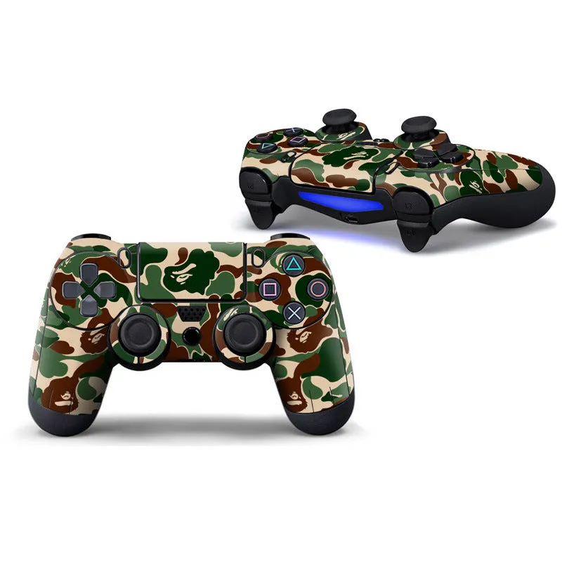 PS4 handle PVC protective sticker film for console controller, same size as host, five style options