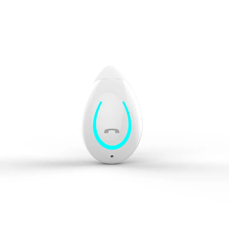 Wireless earbuds with earhook clip and Bluetooth 5.0, available in multiple colours, with charging case