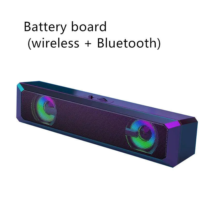 Wired sound blaster Bluetooth speaker with USB power, 5W output, and manual impeller volume control