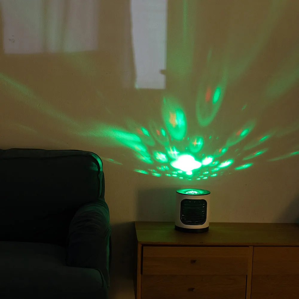 USB multi-function fan in black with shaking head and three speed settings