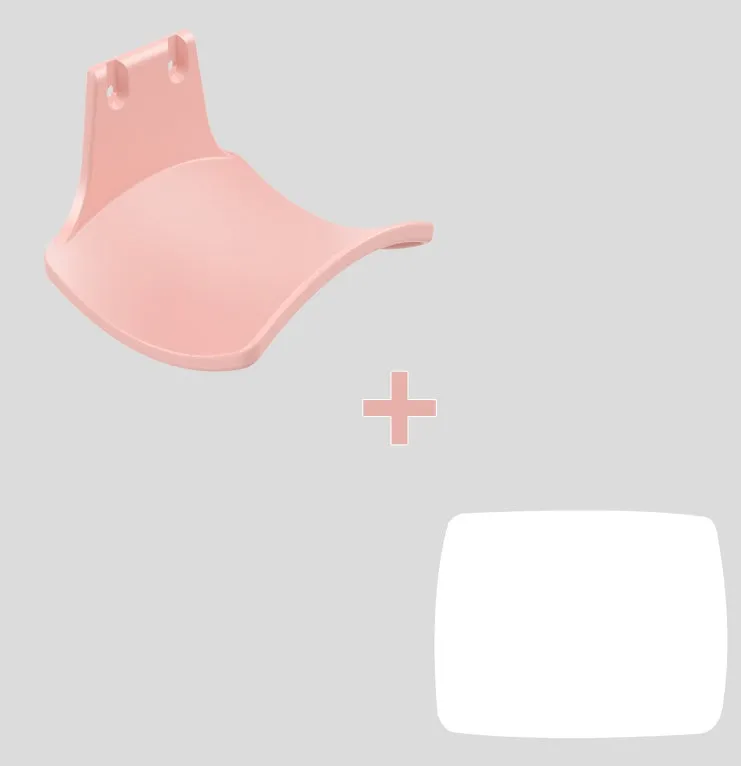 Black ABS plastic universal hanging rack with non-perforated wall mounting