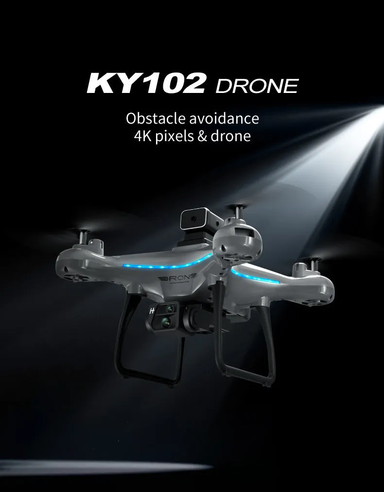 UAV HD drone with optical flow positioning and all-side obstacle avoidance, plastic build under 30cm