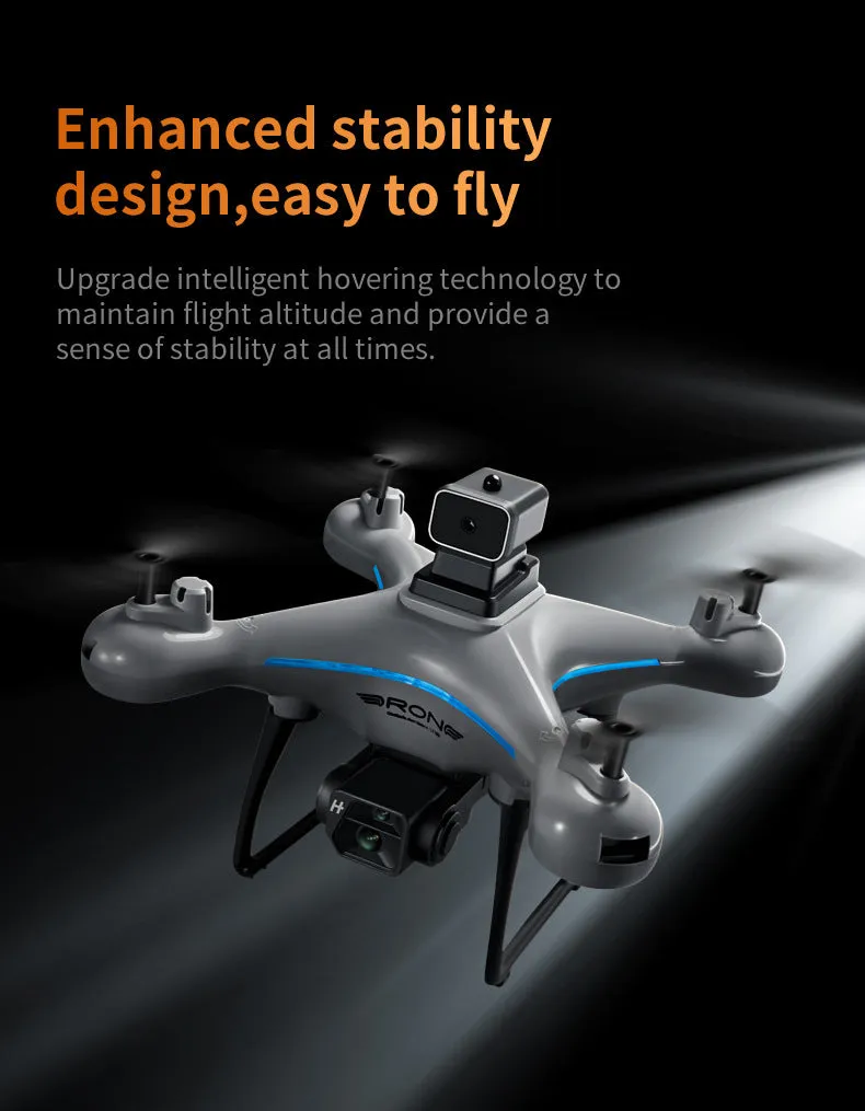 UAV HD drone with optical flow positioning and all-side obstacle avoidance, plastic build under 30cm