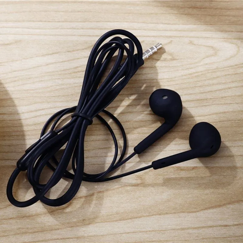 U88 Macaron wired earplug headphones with 3.5mm in-line plug and microphone in six colours