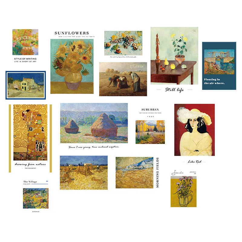 Nordic literary wall mural with simple modern design in six colour theme options