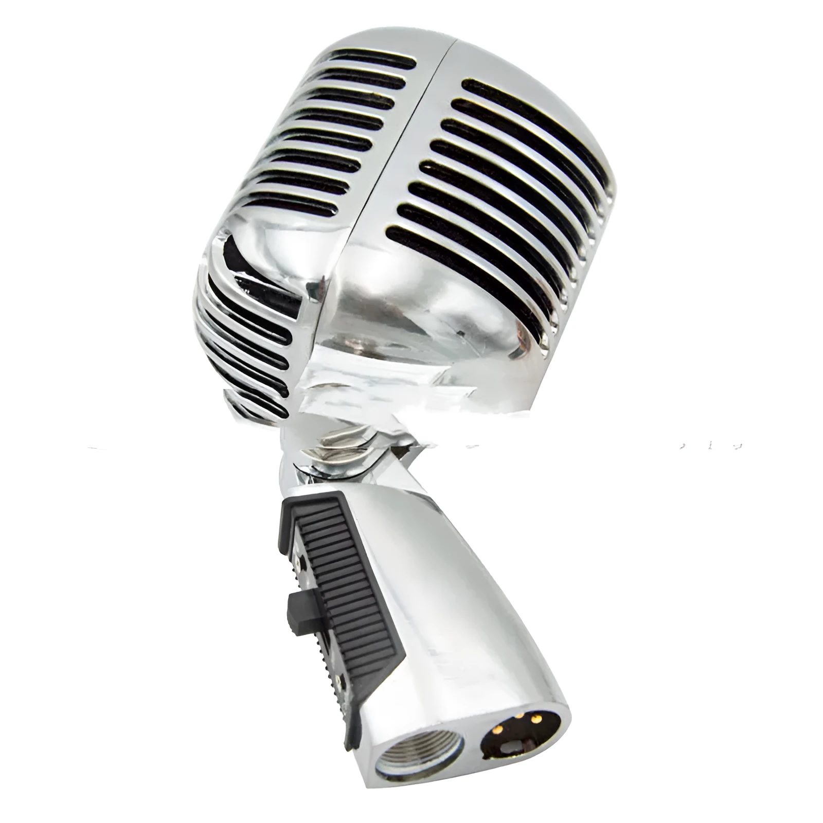 All-metal dynamic stage microphone in gold, silver, and rose gold colours with heart-shaped polar pattern