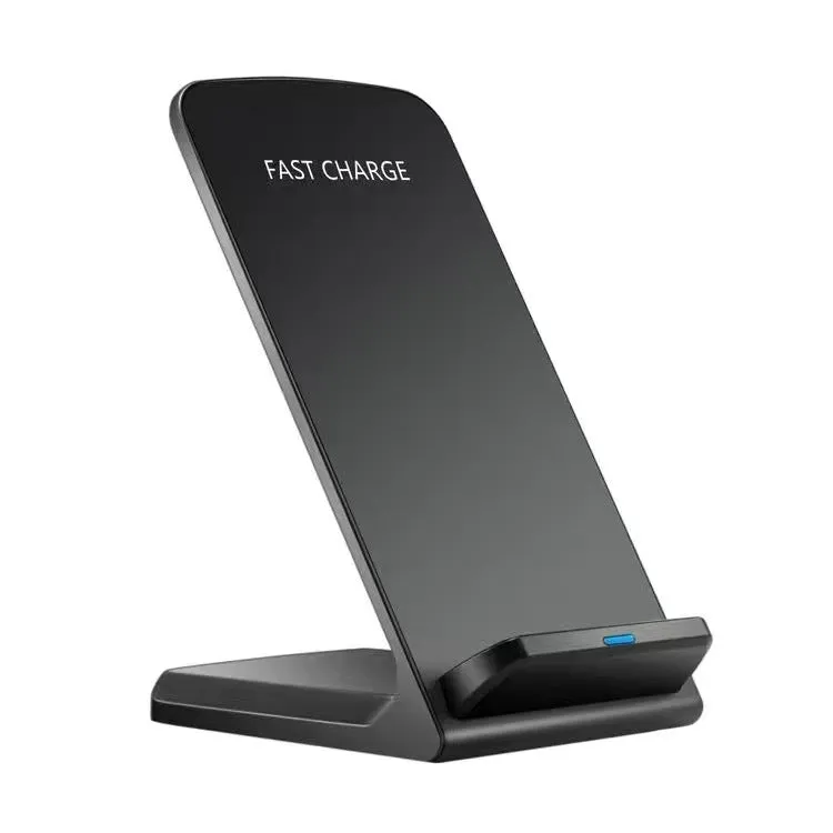 30W fast charging vertical wireless charger stand in white for fruit phones with QC3.0 support