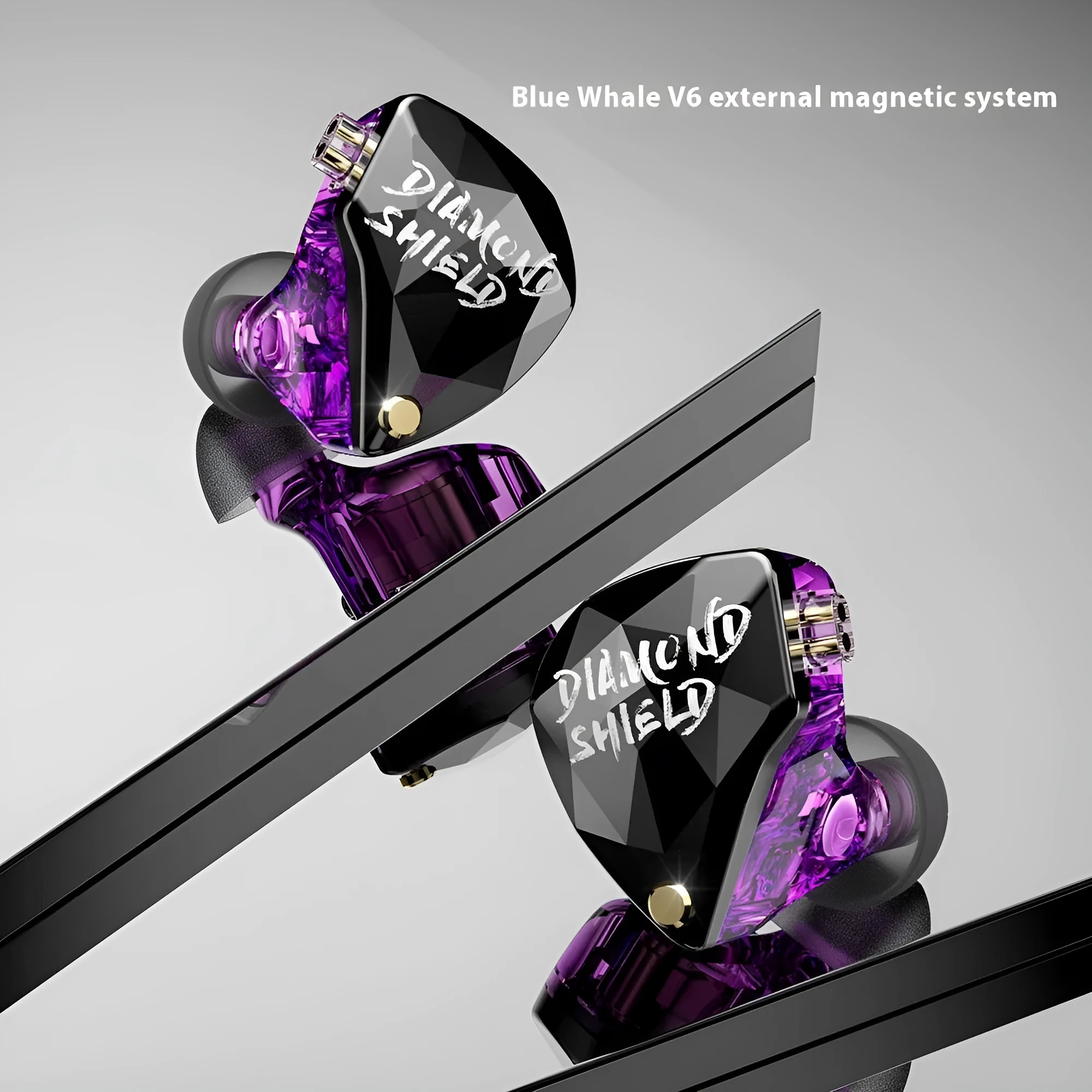 Wired ear-hook gaming headset with silver-plated cable, PC construction, 10mm driver, and 3.5mm plug