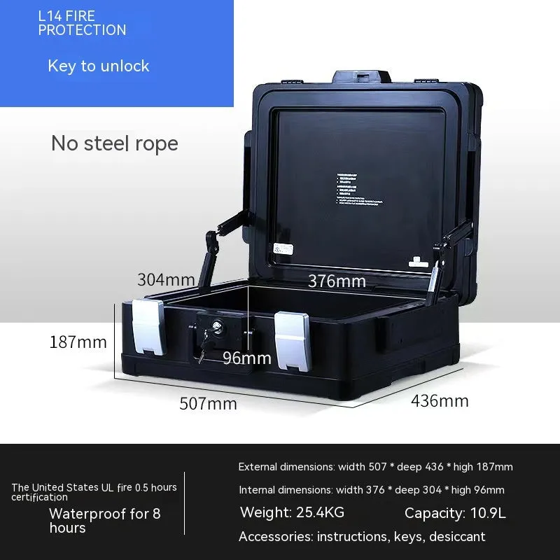 L12 Mechanical 6500G portable safe box with youjingang construction and combination lock