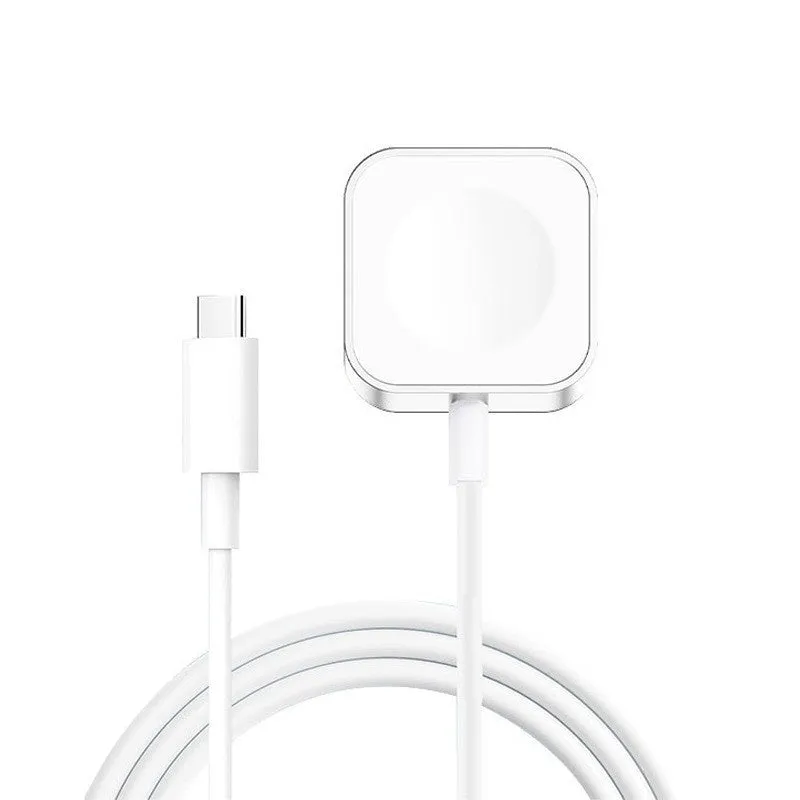 Magnetic wireless charger for watch mini in Black standard edition on a surface