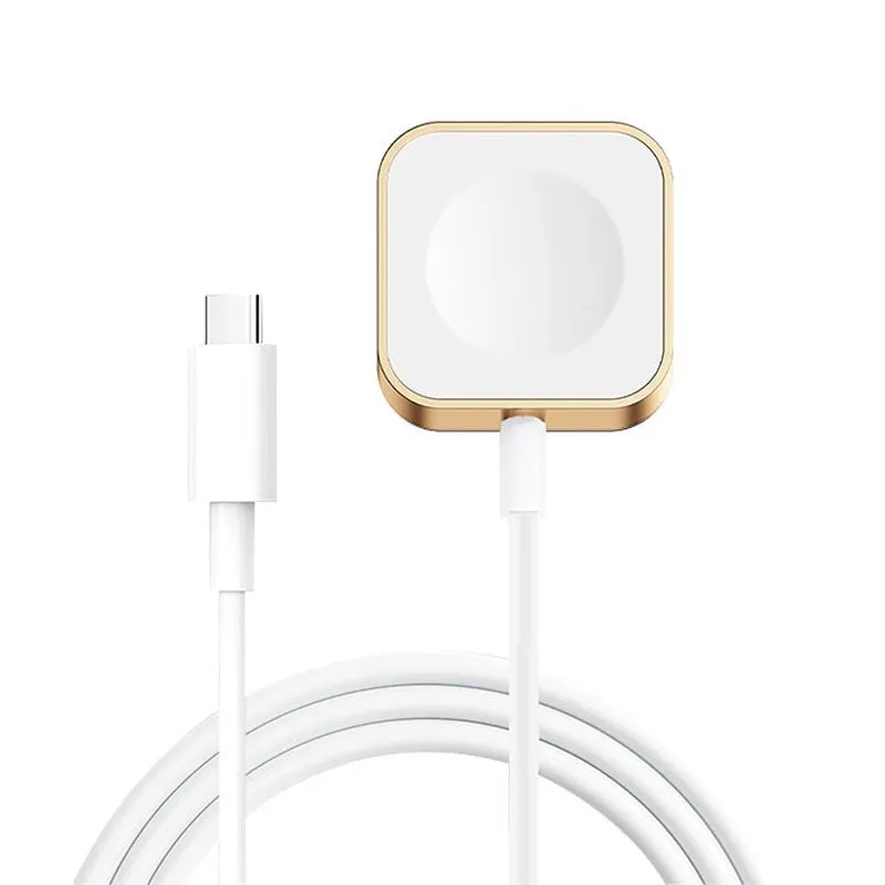 Magnetic wireless charger for watch mini in Black standard edition on a surface