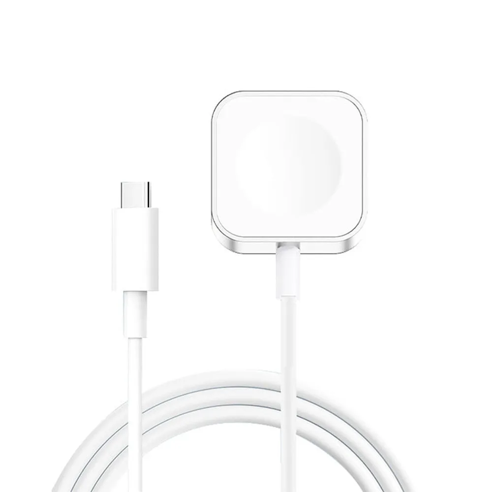 Magnetic wireless charger for watch mini in Black standard edition on a surface