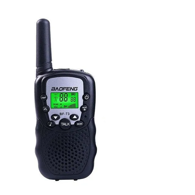 Children's walkie talkie set with 22 channels in blue colour for outdoor communication