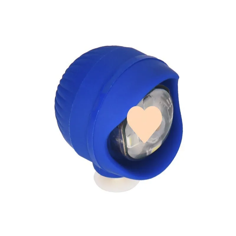 Camping warning shoe light made from PVC in yellow with compact dimensions 4.5cm x 3.3cm x 3cm