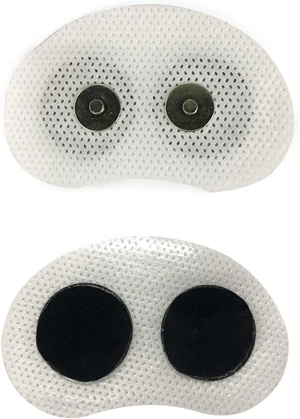 Smart anti-snoring device with electronic muscle stimulator and twenty conductive strips