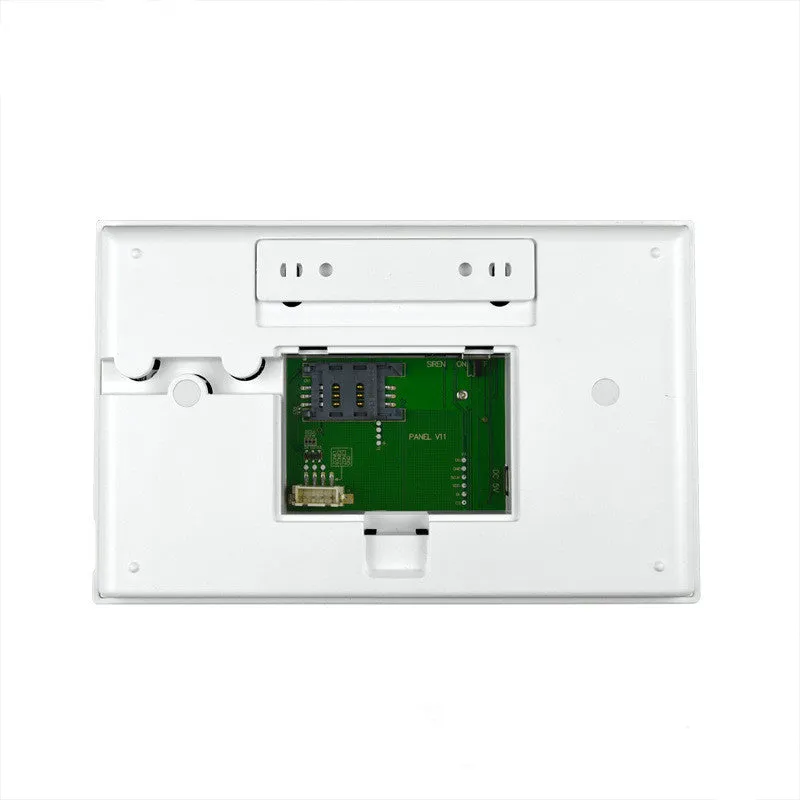 Intelligent WiFi GSM touch button household alarm host for UK security systems.