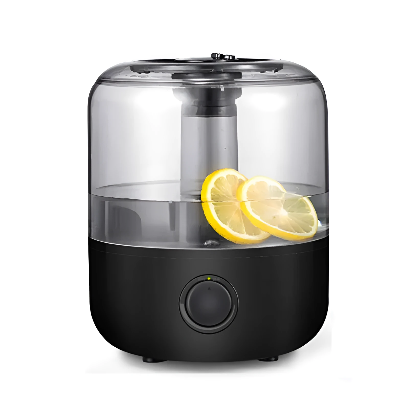 White or black ultrasonic humidifier with 3L tank and mechanical controls