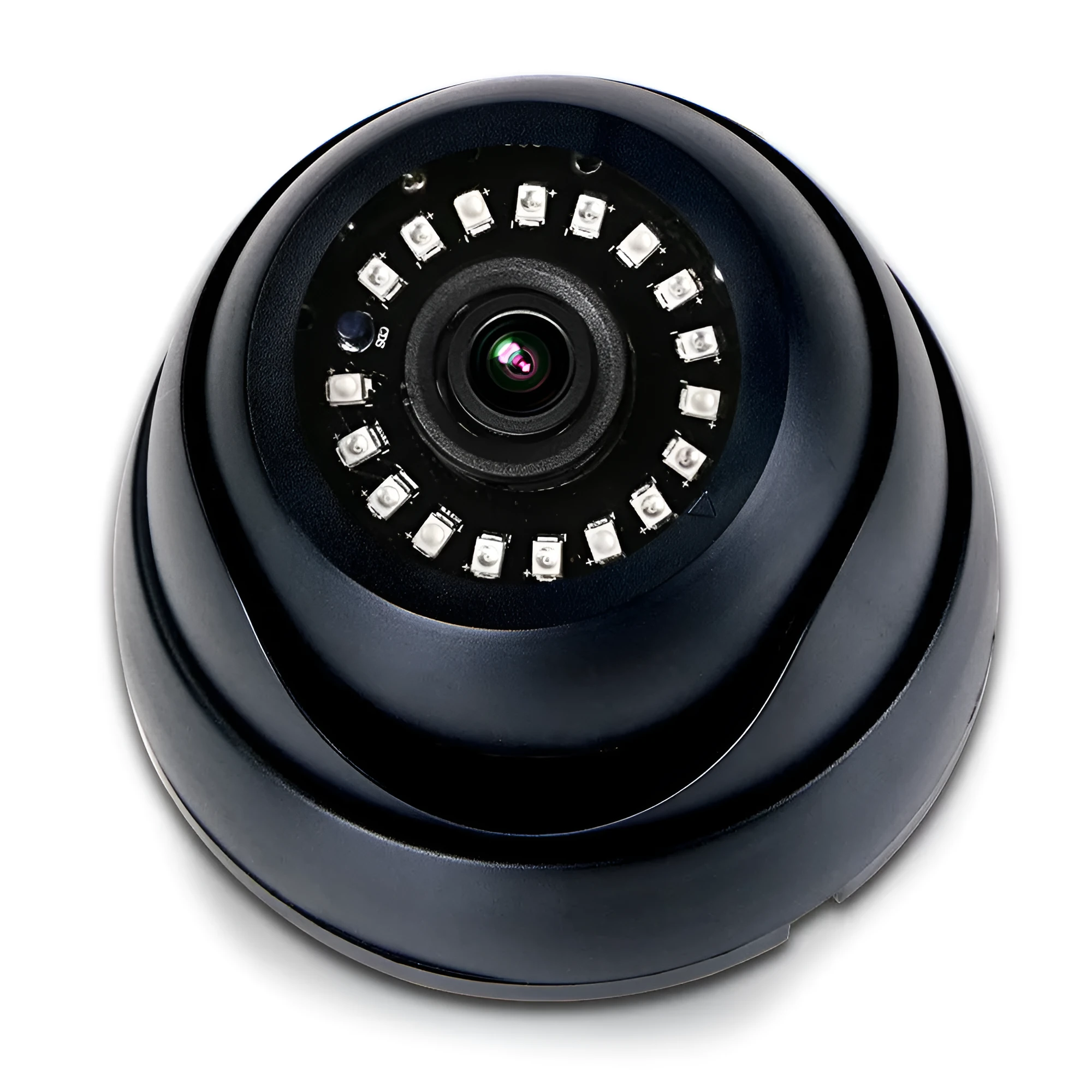 HD AHD coaxial ceiling dome night vision infrared surveillance camera plastic housing 36mm aperture