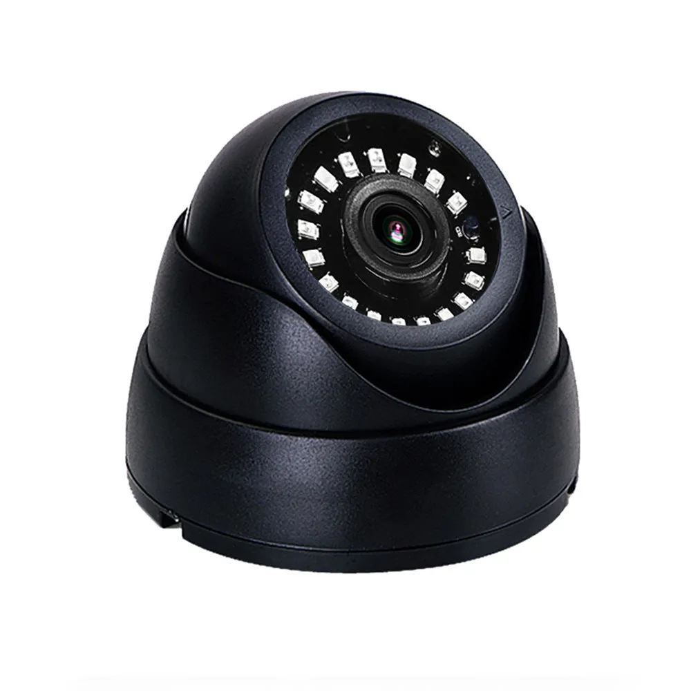 HD AHD coaxial ceiling dome night vision infrared surveillance camera plastic housing 36mm aperture