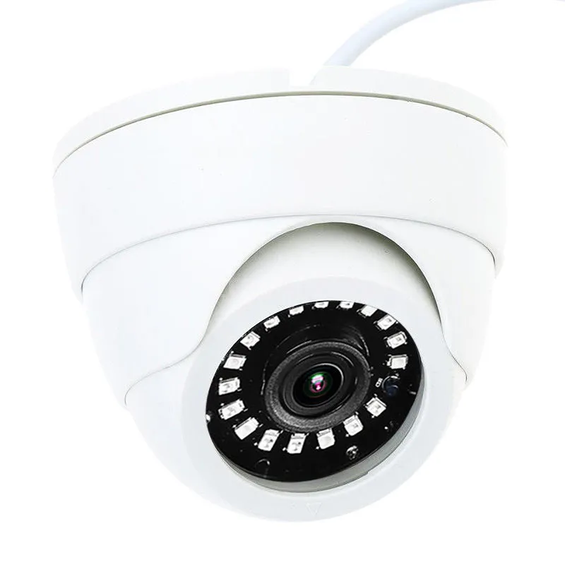 HD AHD coaxial ceiling dome night vision infrared surveillance camera plastic housing 36mm aperture