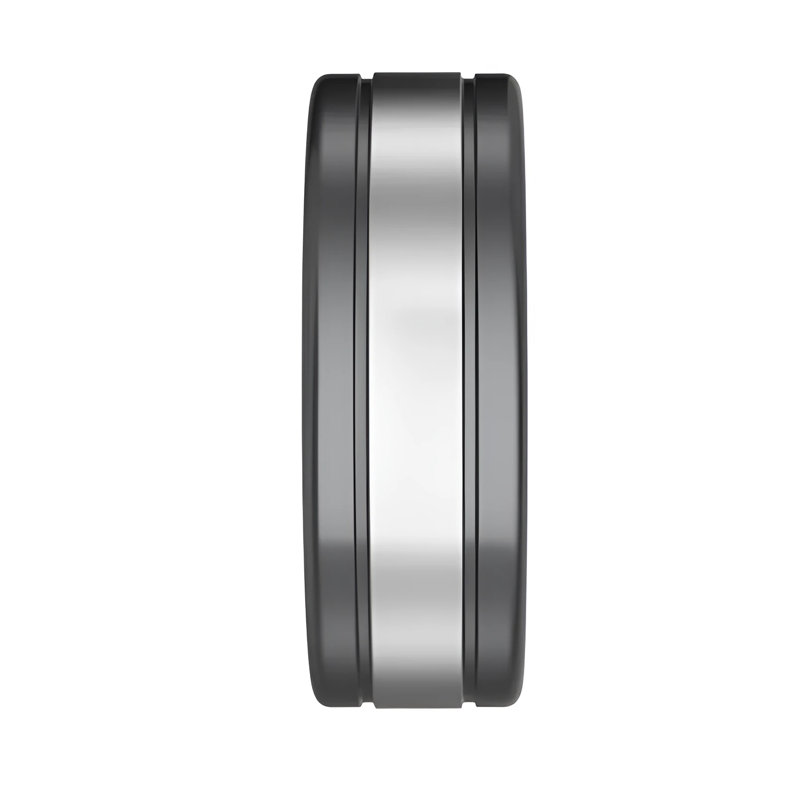 Smart ring in gold finish with health monitoring features including heart rate and step counting