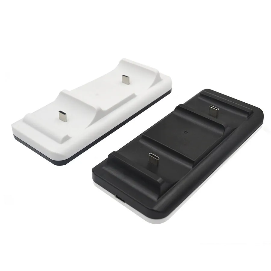 Handle seat charging cable adapter for PS5, Type-C interface, ABS material, black colour, compact size