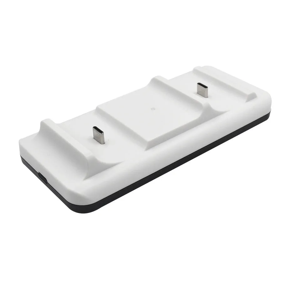 Handle seat charging cable adapter for PS5, Type-C interface, ABS material, black colour, compact size