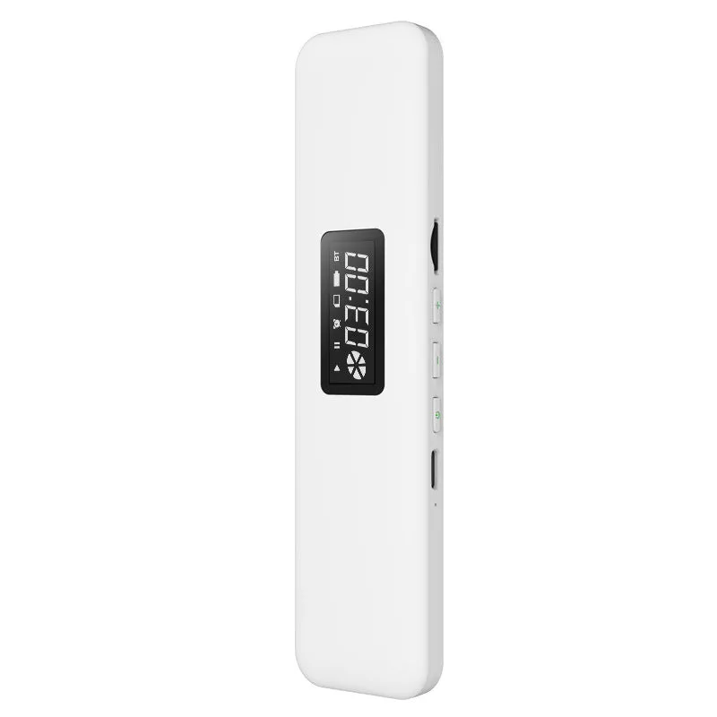 Bone conduction wireless Bluetooth music box in black with USB recharge port and timing control buttons
