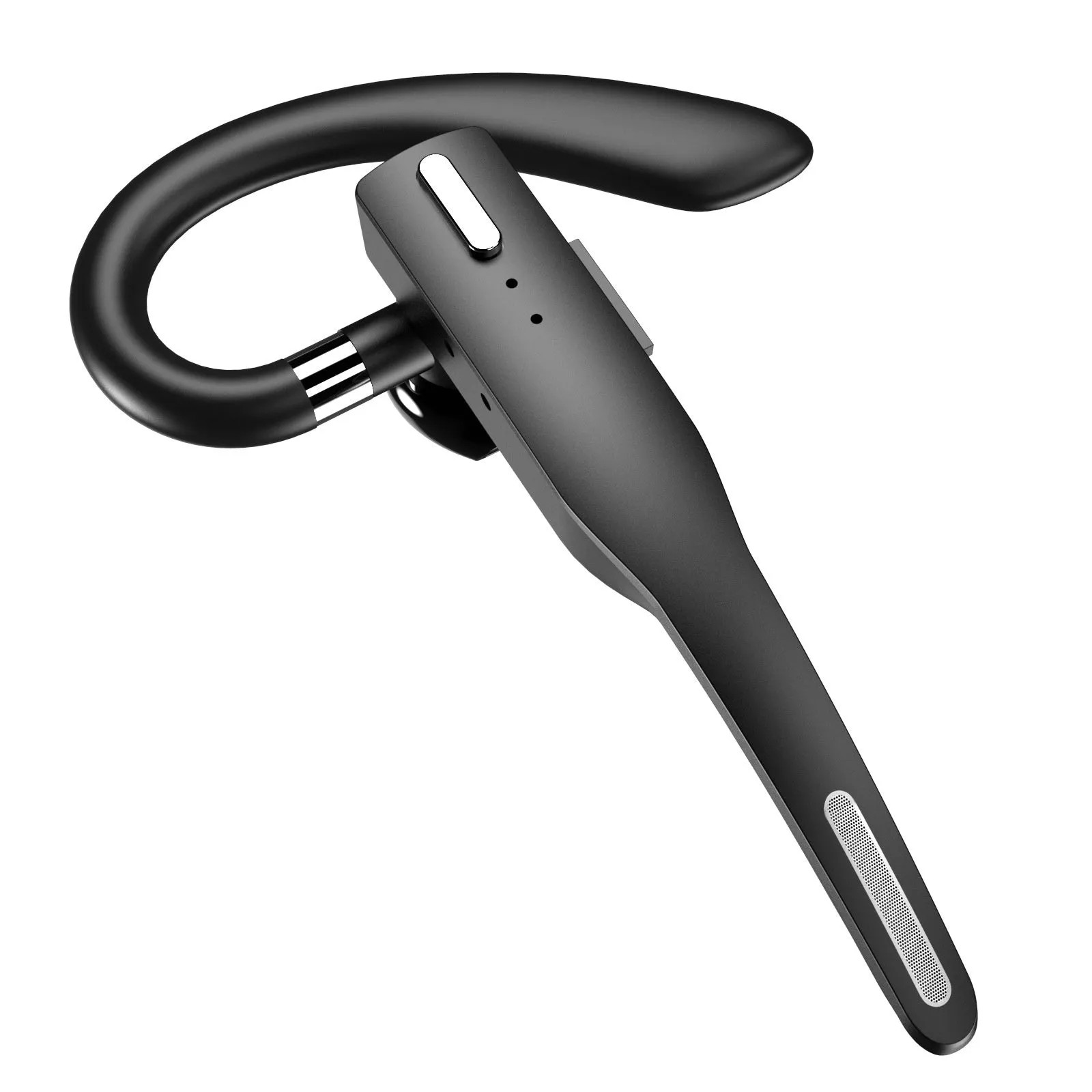 Business single-ear Bluetooth headset with ear-mounted design, ABS material, and noise reduction