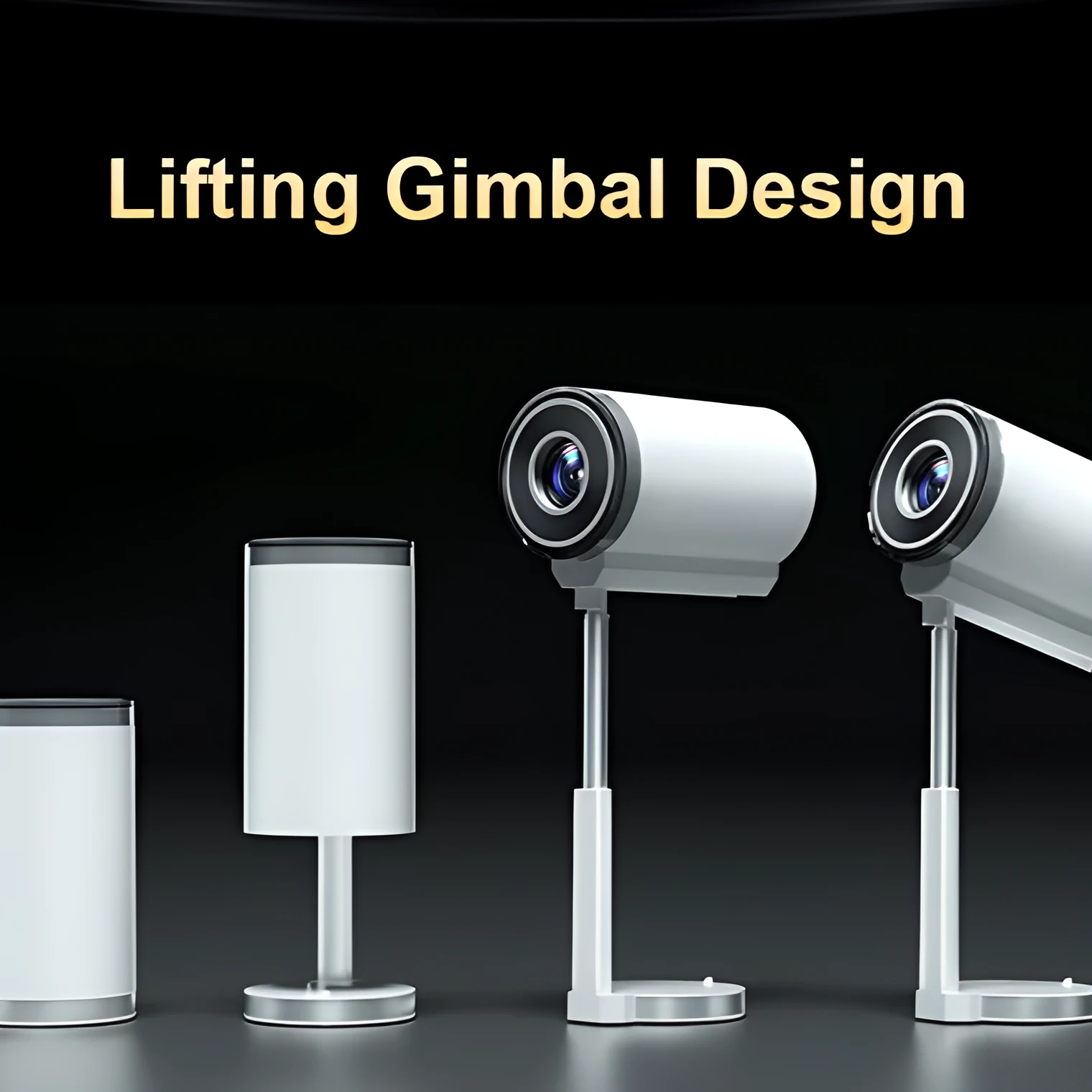 Smart X5G projector in Champagne Gold with hidden PTZ bracket and ceiling mount