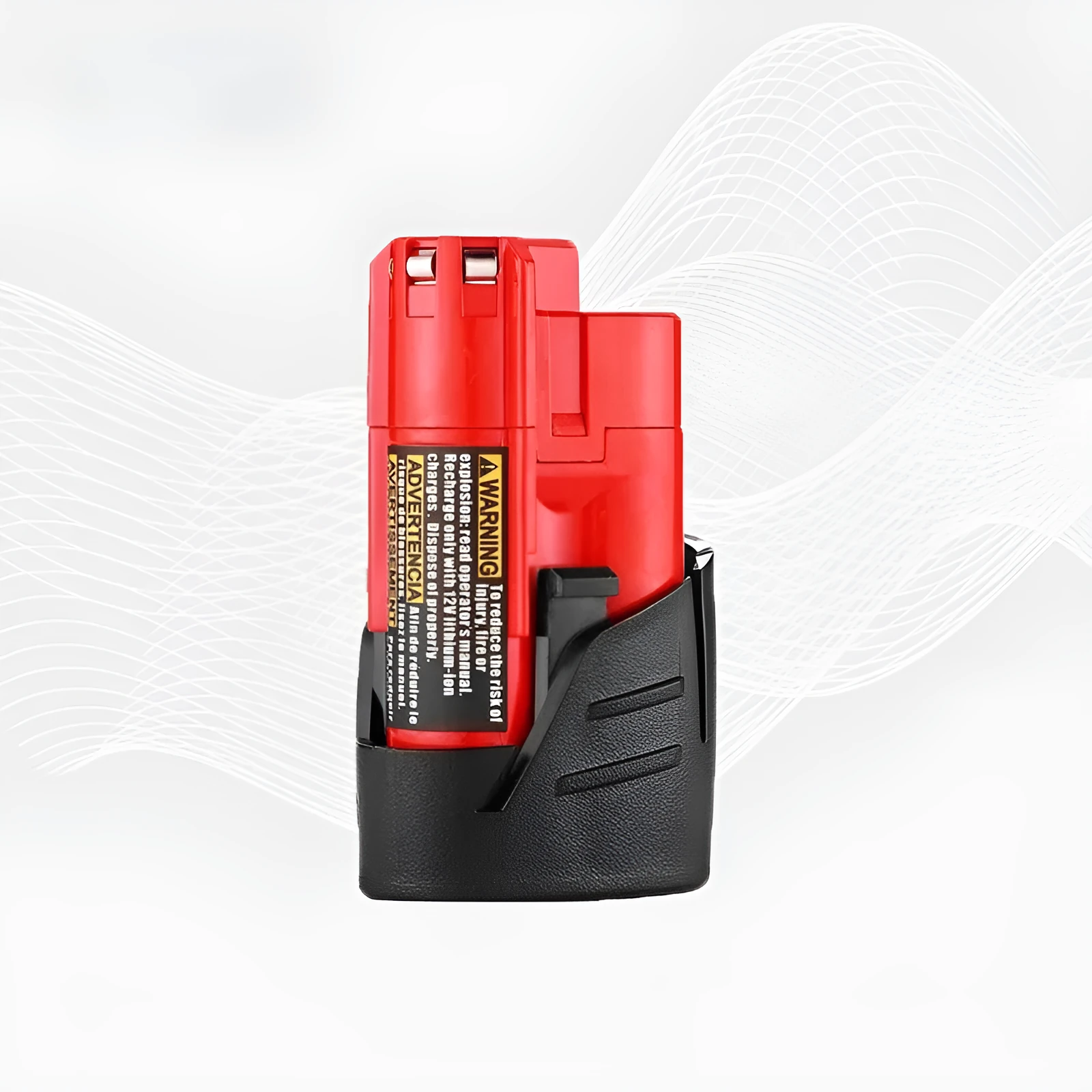 Lithium battery pack for electric tools, plastic casing, multiple capacity options up to 6000mAh
