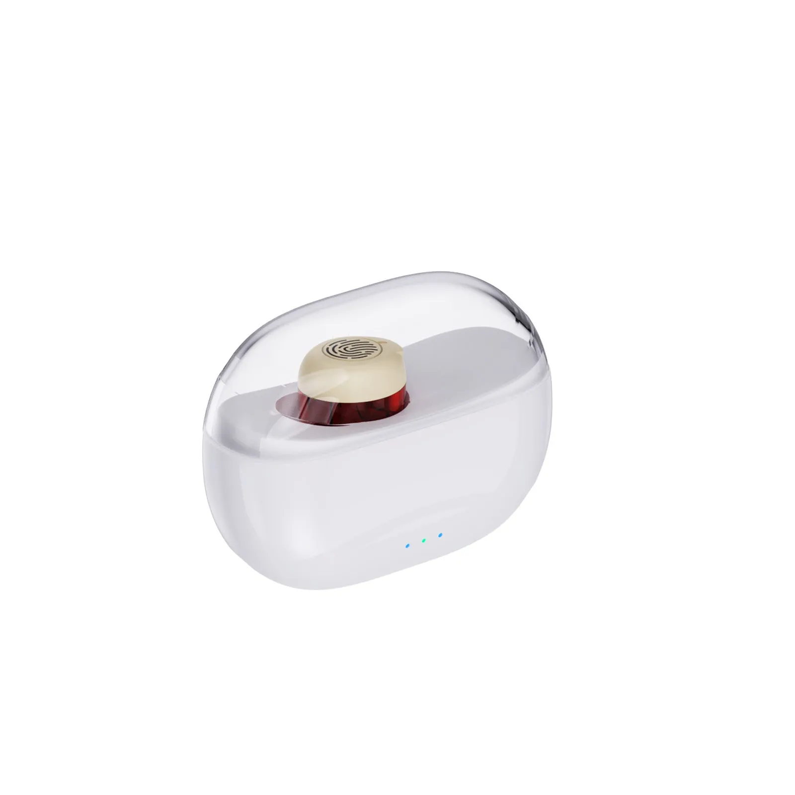 Hearing aid for elderly with intelligent noise reduction, touch control, Type-C charging, black colour option