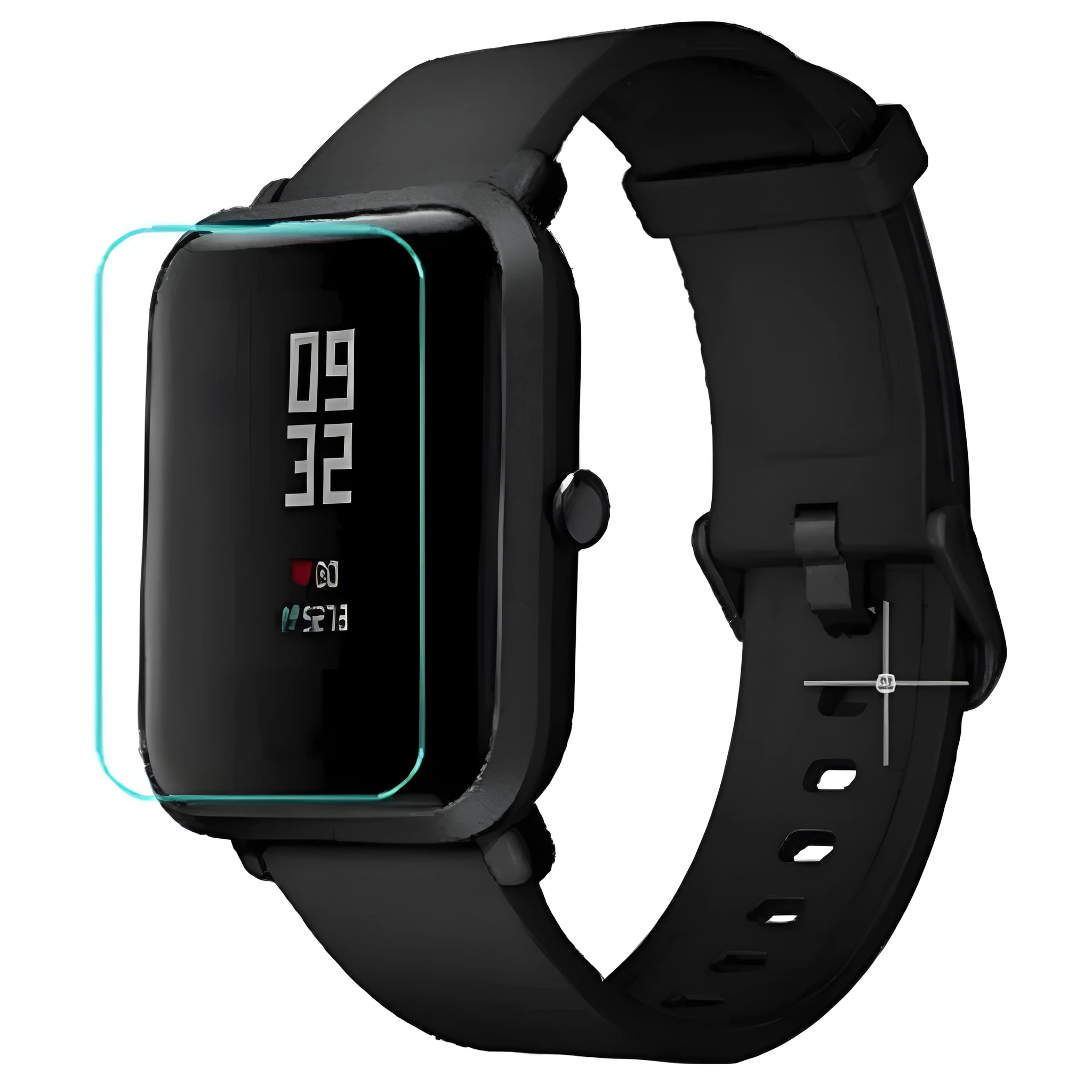 Amazfit Bip smartwatch hydrogel screen protector with full coverage and anti-scratch properties
