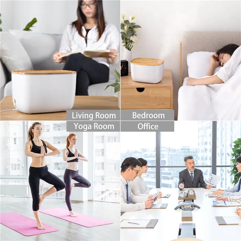 GX-22K household aromatherapy atomiser with 1.8L tank and night light on a wooden surface.