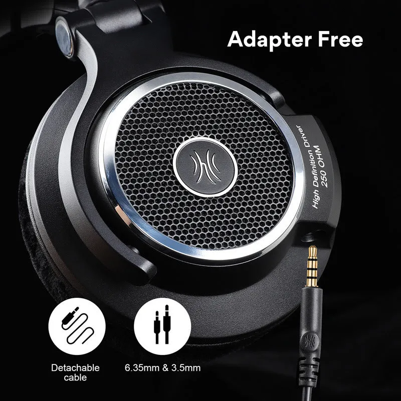 Wired over-ear monitor headset M80 colour with 3.5mm and 6.5mm plug and 3m cable